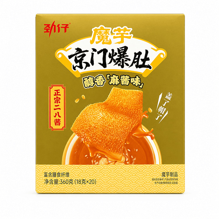Jin’s Jingmen Konjac Original Sesame Flavor 360 g