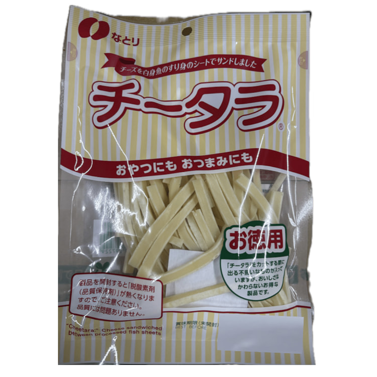 Natori Cheese-filled dried fish strips Cheetara 130 克