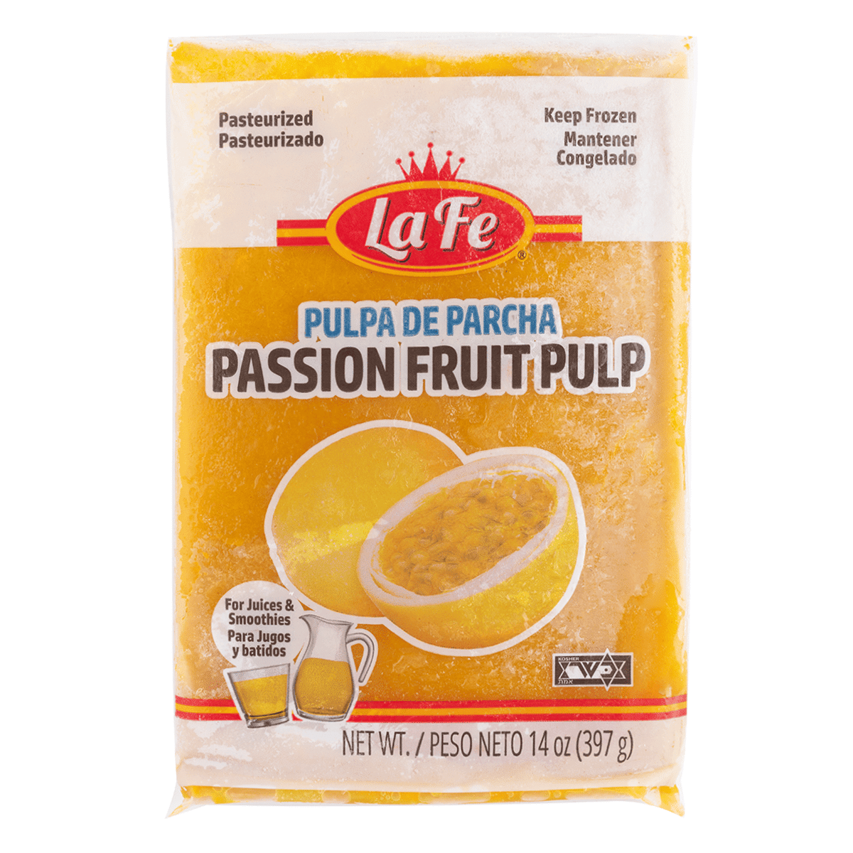 La Fe Passion Fruit Pulp 14 oz