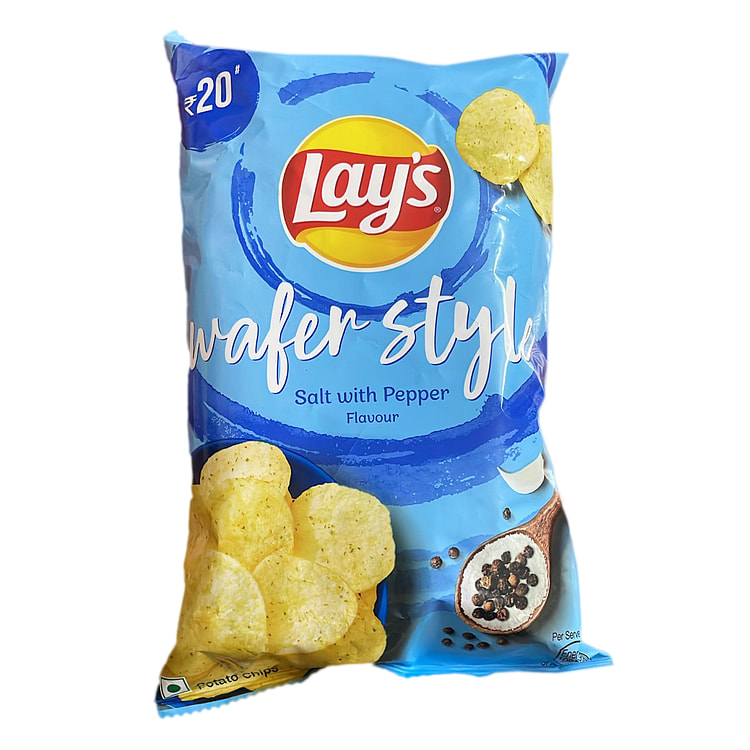 Lays Wafer Style Salt with Pepper 48 克 (min 2)