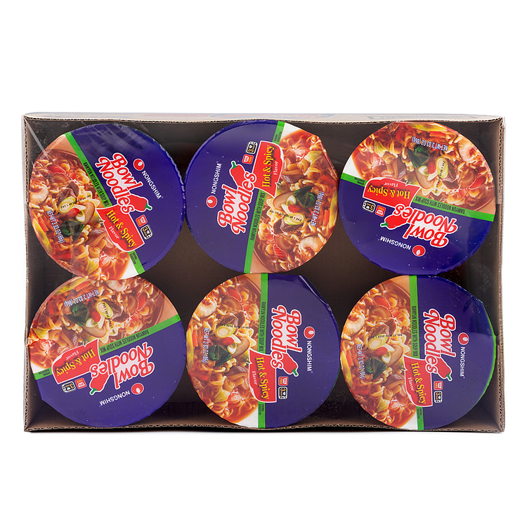 NONGSHIM Bowl Noodle Hot & Spicy 86 克*6 个