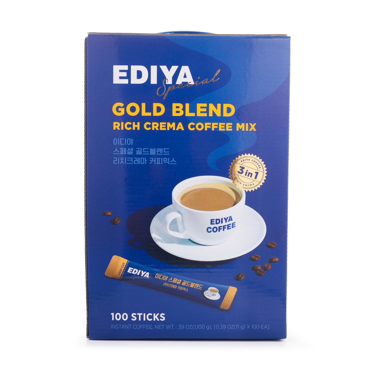 EDIYA スペシャルゴールドブレンド 100スティック（箱に傷や汚れ