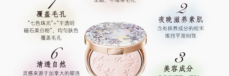 日本SHISEIDO資生堂 MAQUILLAGE SNOW BEAUTY 心機雪花蜜粉 單芯 2018限定