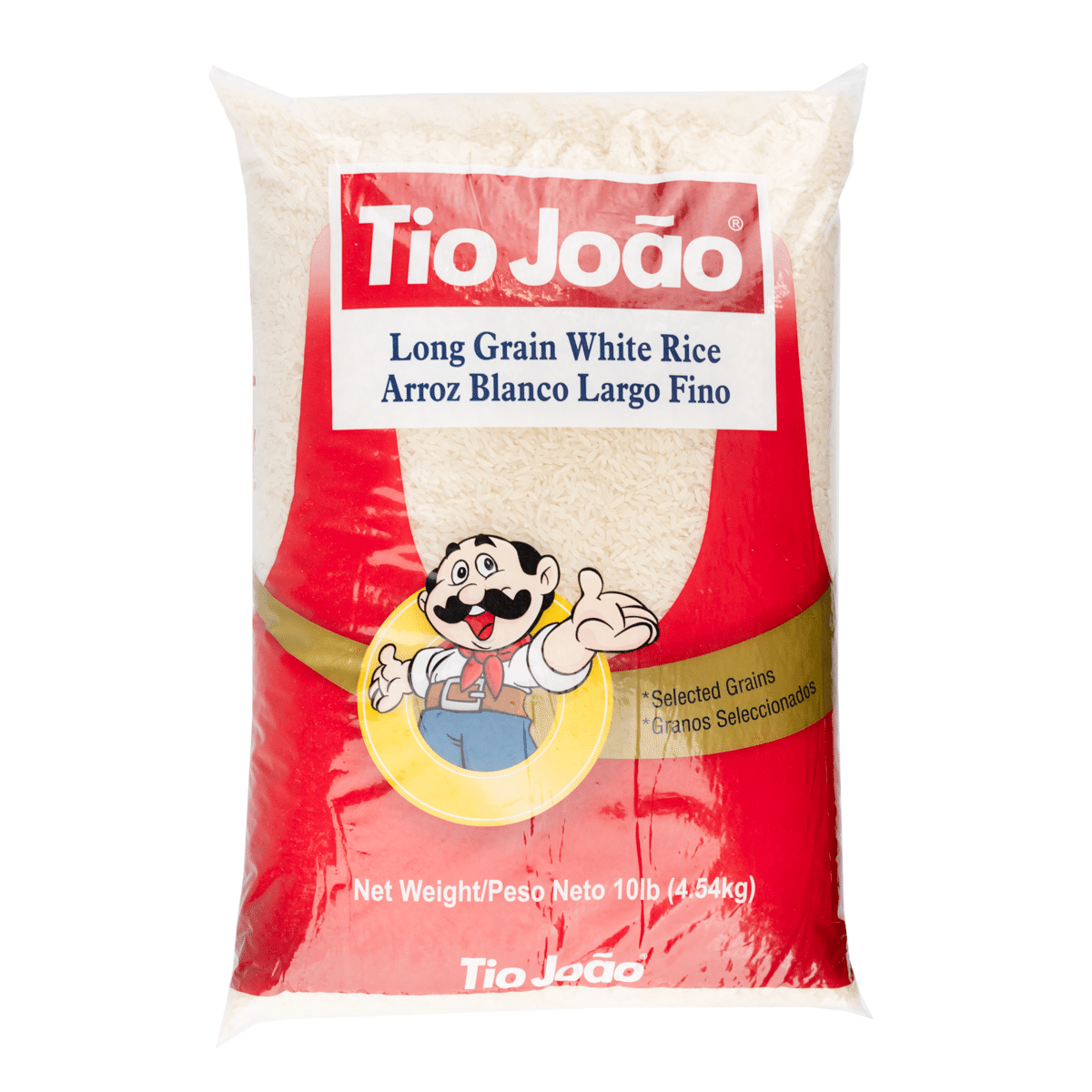 Arroz Branco Largo Fino Tio Joao 10 lb