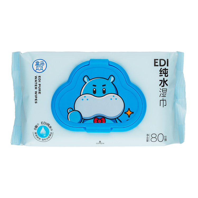 Toallitas de Agua Pura HM 80 piezas 80 unidad(es)
