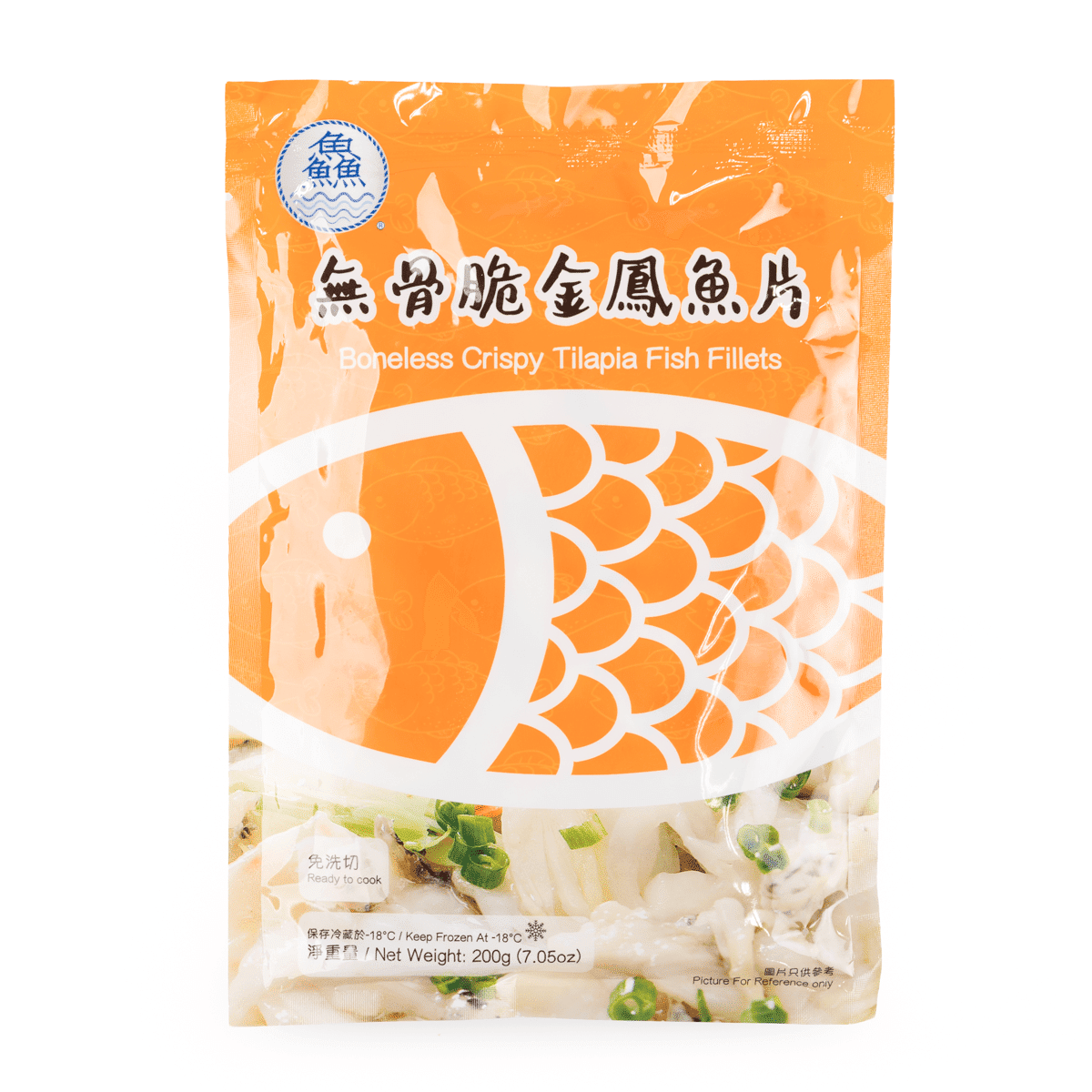 Crispy Tilapia Slices, Frozen 200 g