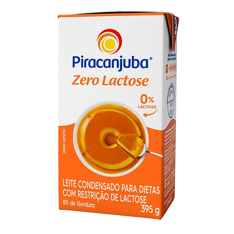Leite Condensado Zero Lactose Piracanjuba 395 g