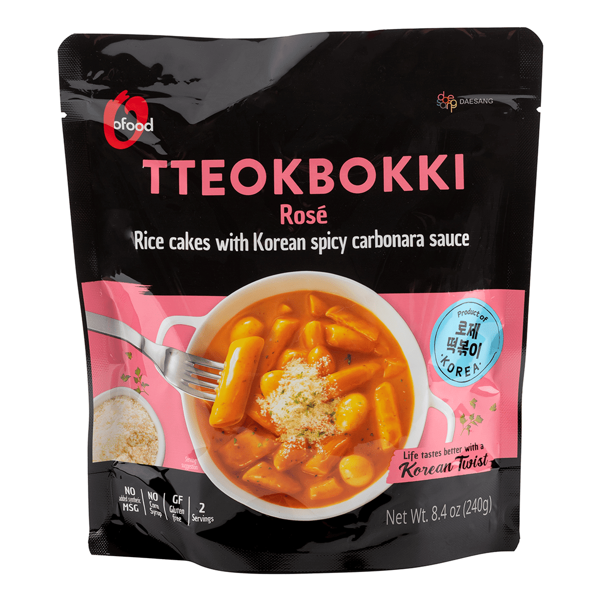 Chung Jung One O'Food Rose Tteokbokki 240 g