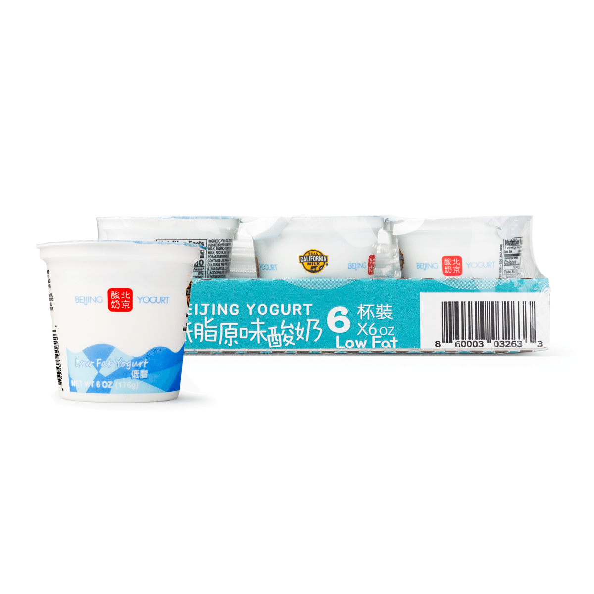 Beijing Yogurt Low Fat Yogurt 6 cups 6 온스*6 개