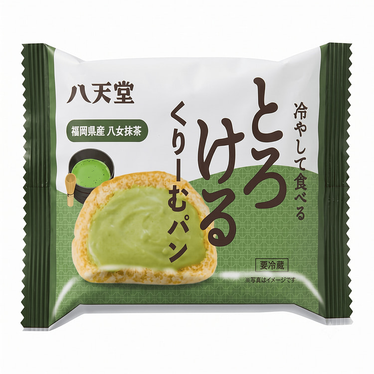 Hattendo Chilled Melting Cream Bread Matcha 74 g