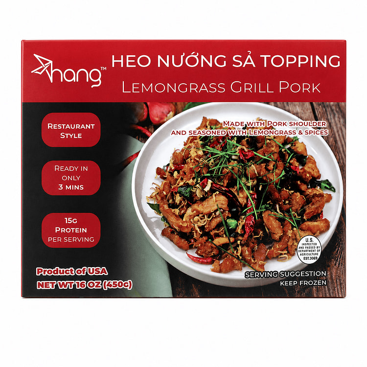 Hangsfood Lemongrass Grill Pork, Frozen 16 oz