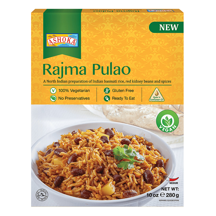 Ashoka RTE Pouches - Rajma Pulao 280gms 10 oz