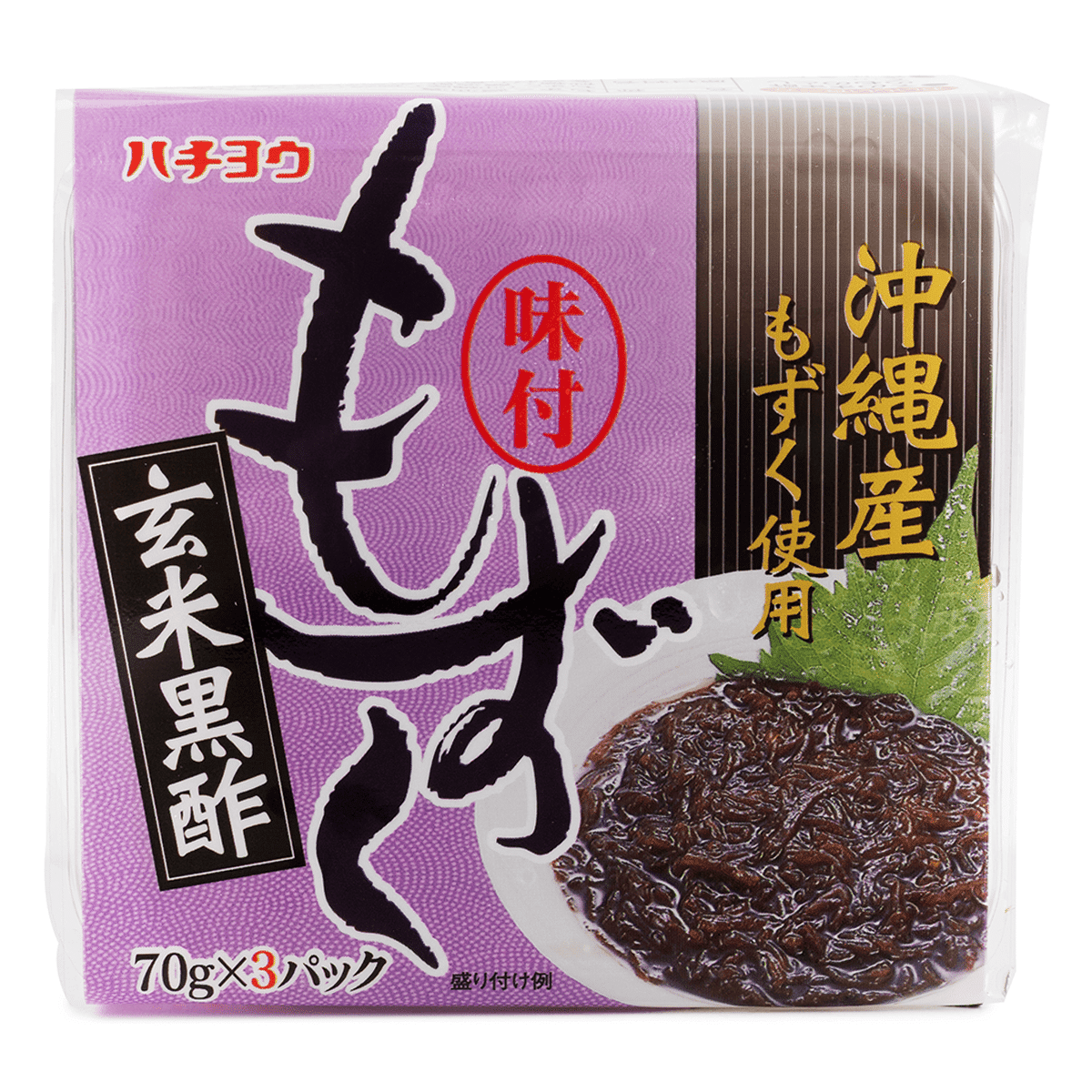 Hachiyo Okinawa Mozuku Seaweed with Black Vinegar 3pks, Frozen 210 g