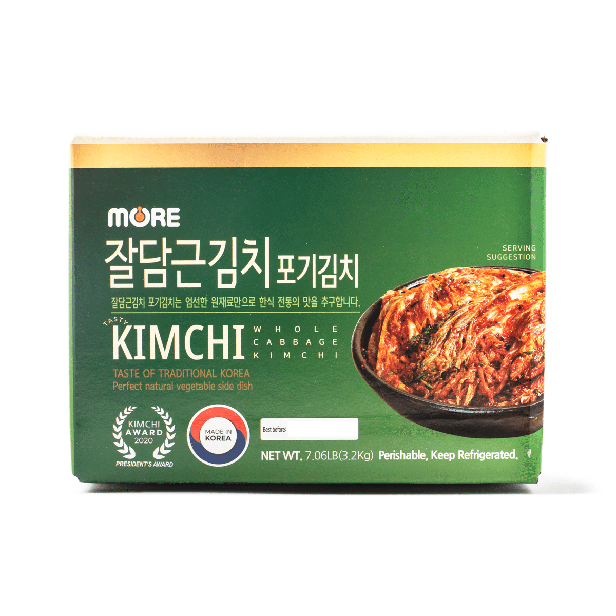 MORE Whole Cabbage Kimchi 3200 g
