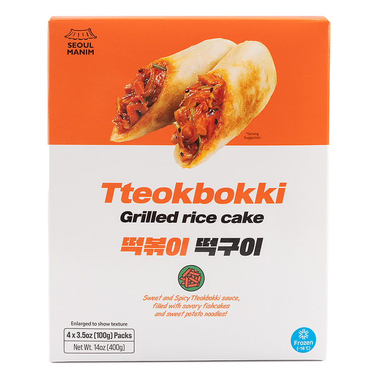 Seoul Manim Korean Grilled Rice Cake (Tteokbokki) 100 克*4 份