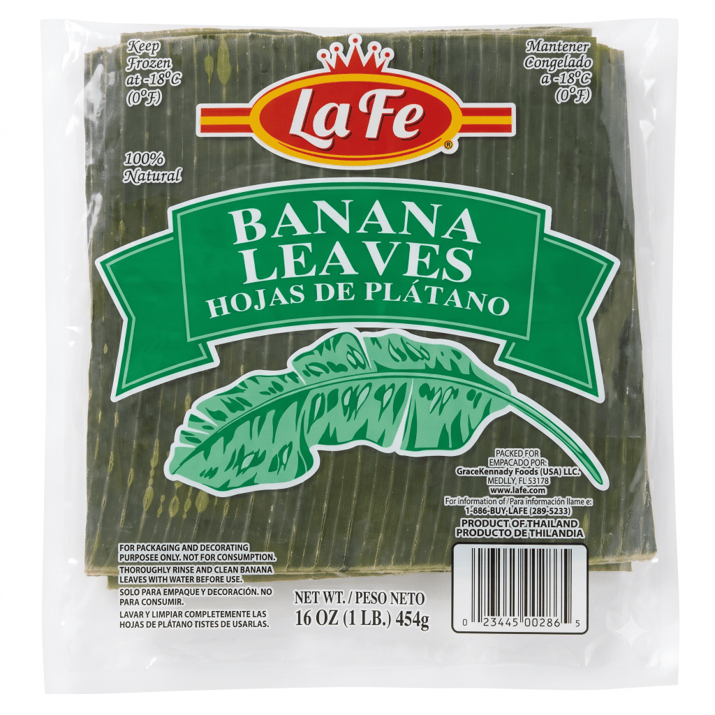 La Fe Banana Leaves, Frozen 16 oz