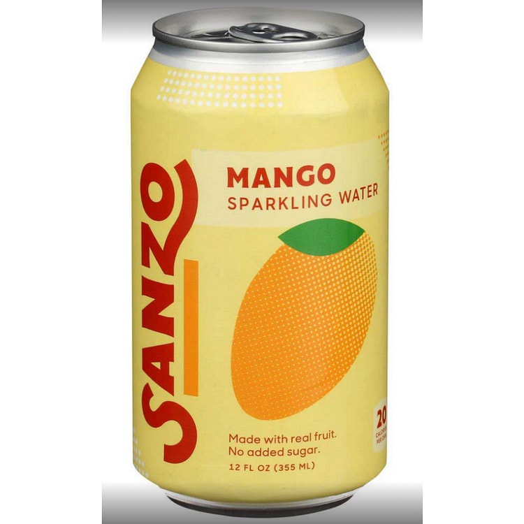 Sanzo Alphonso Mango Sparkling Water 12 fl.oz