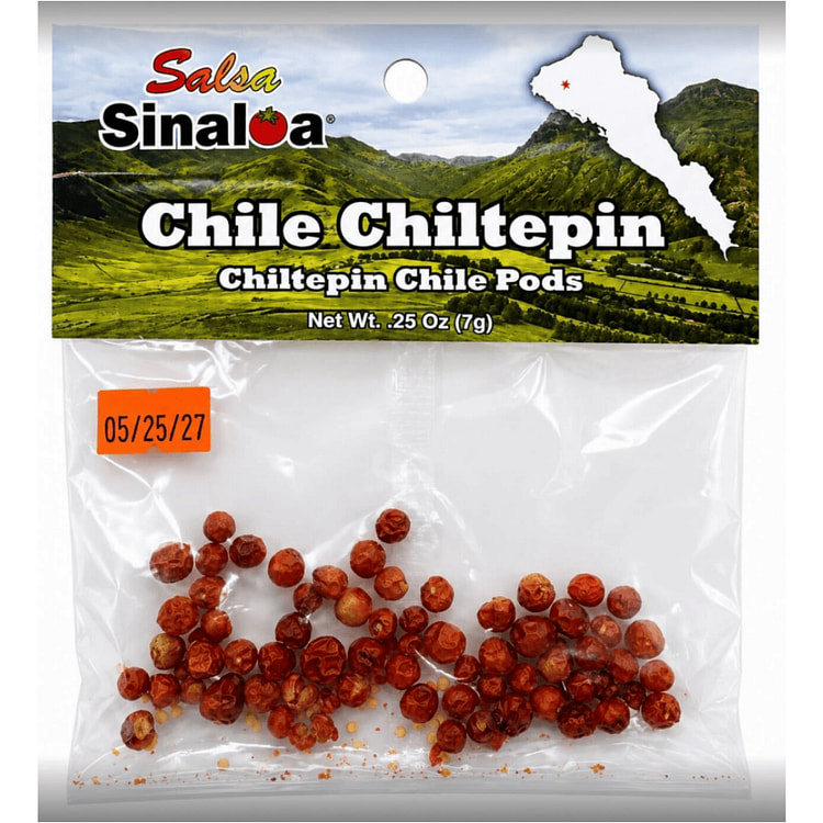 Salsa Sinaloa Chiltepin Chili Pods 0.25 oz
