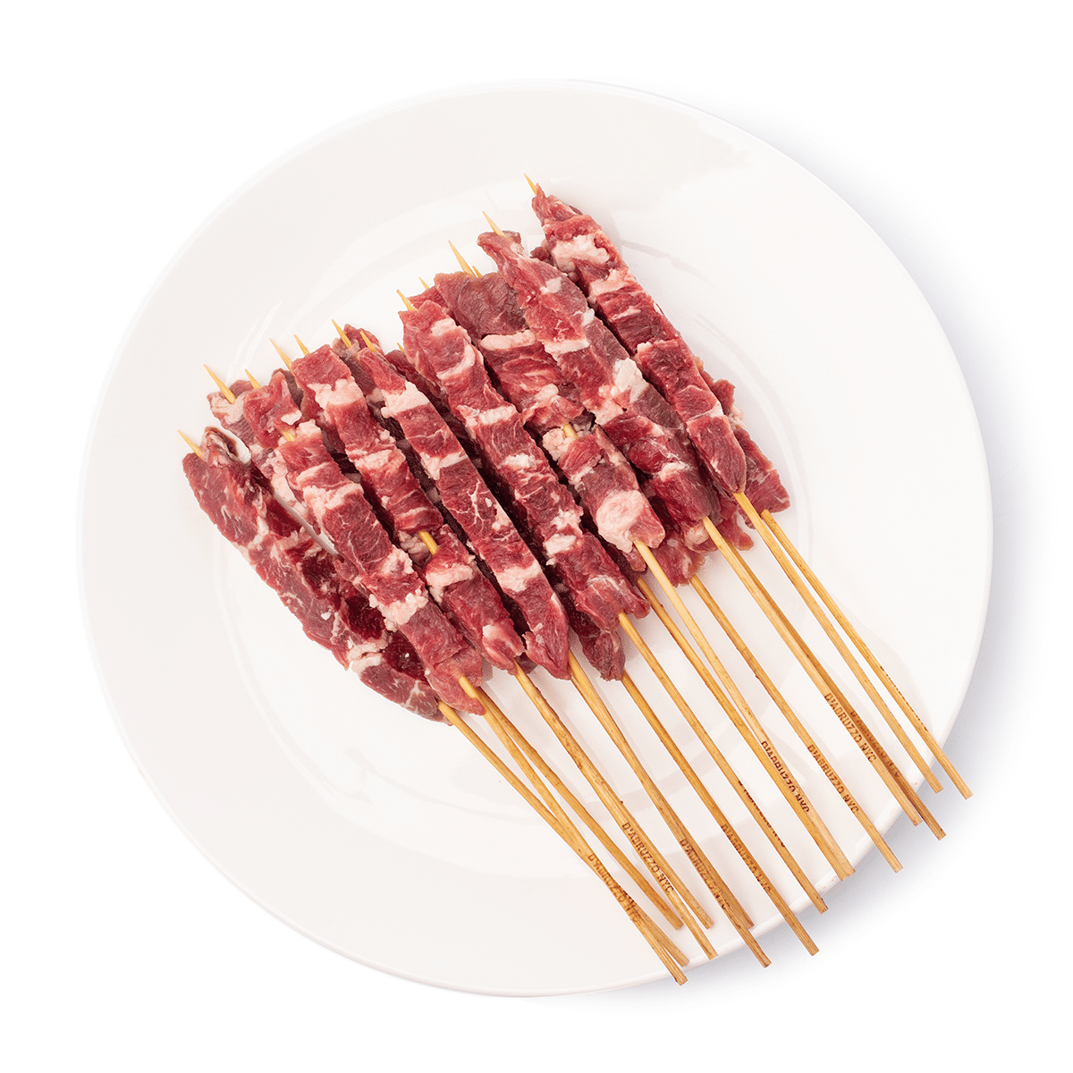 羊肉串 肥瘦相间 未调味 26串 冷冻 1.8 磅