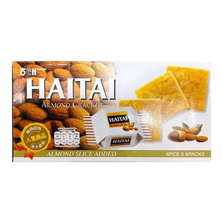 HAITAI ACE ALMOND CRACKER 22 gramo(s)*6 paquetes