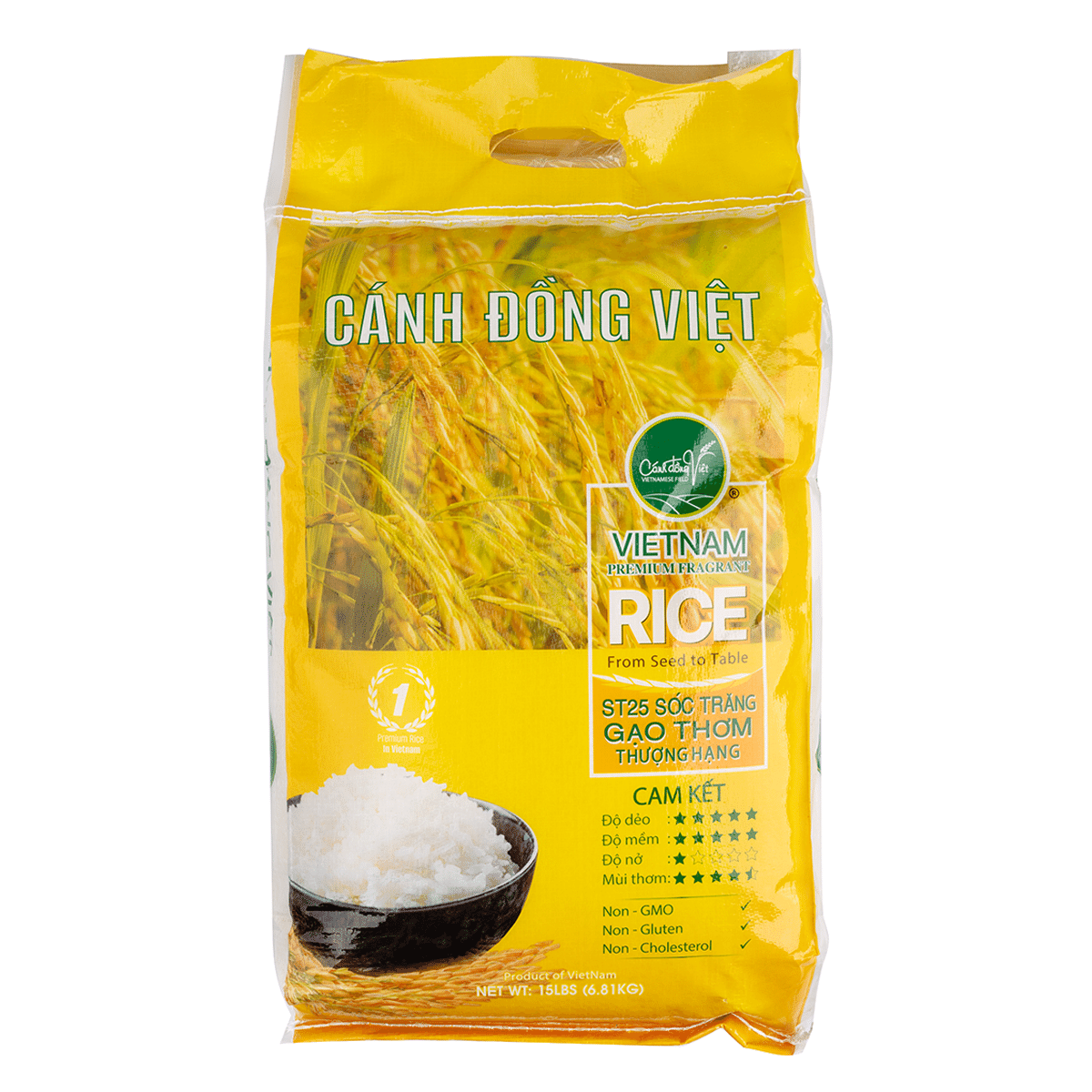 Canh Dong Viet ST-25 Fragrant Rice 15 lb