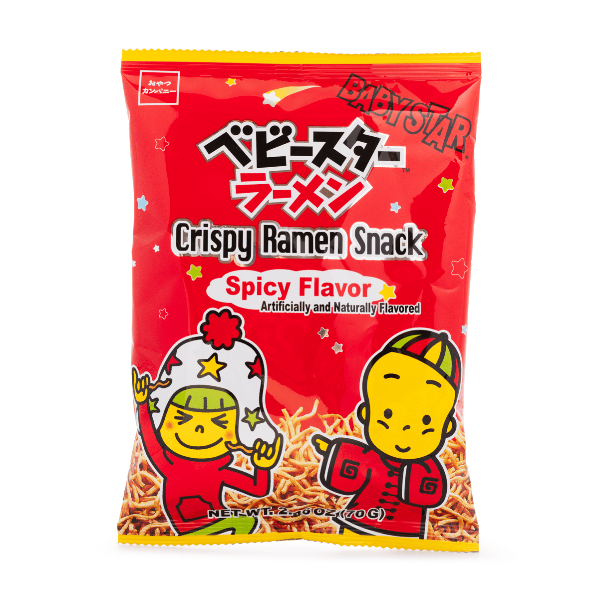 Baby Star Ramen Snack Spicy Flavor 70 그램