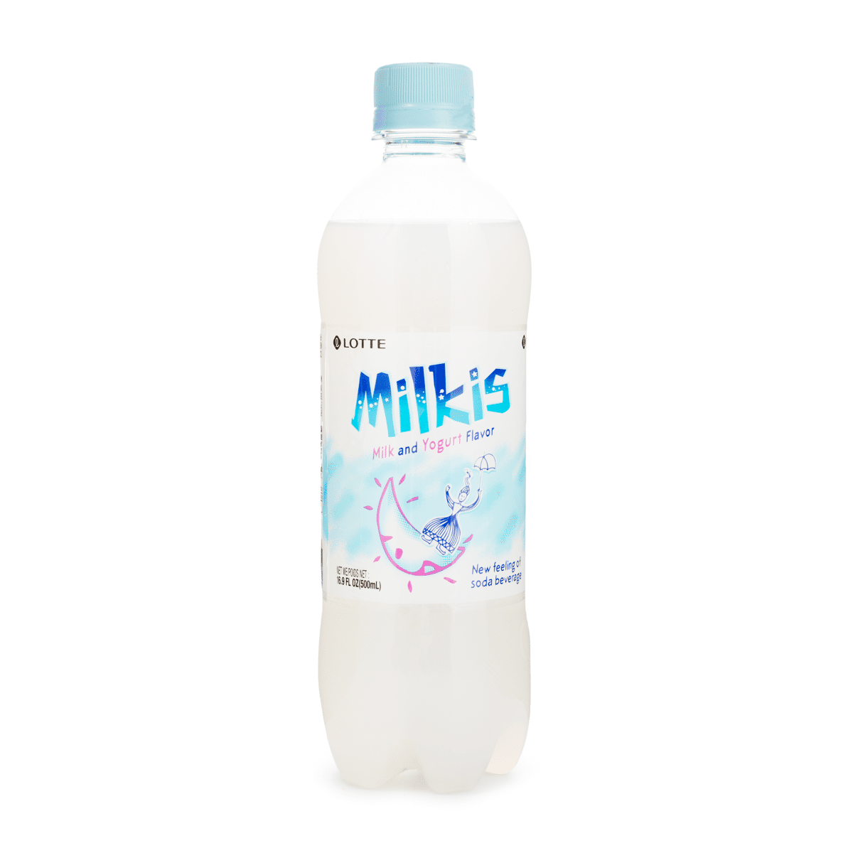 Lotte Milkis Soda Drink, Milk and Yogurt Flavor 500 ml