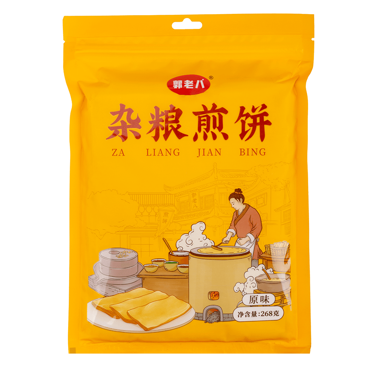 郭老八 杂粮煎饼 原味 250 克