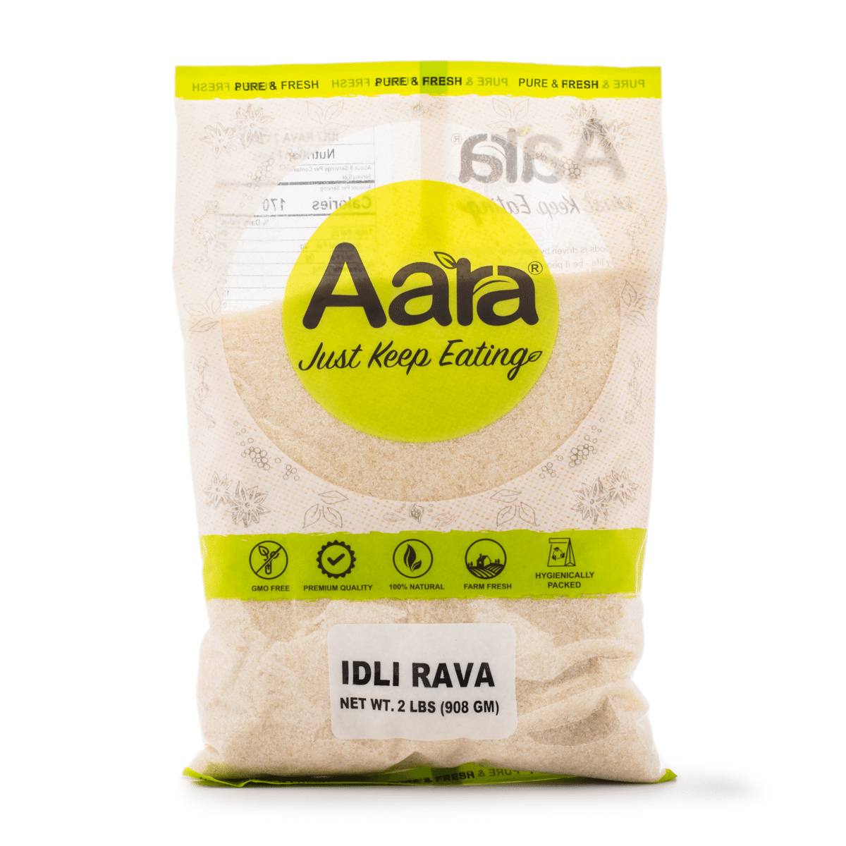 Rava de Idli Aara (Sêmola) 2 libra(s)