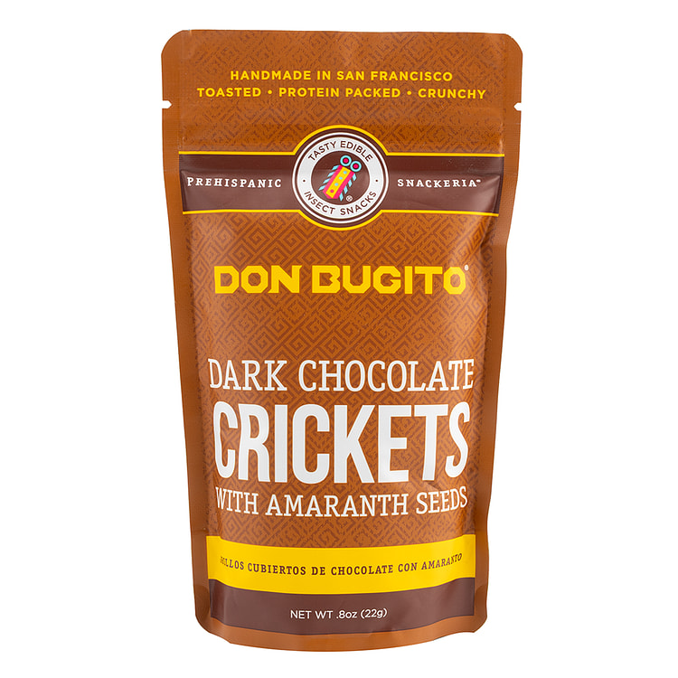 Don Bugito Grillos Cubiertos de Chocolate Amaranto 8 onza(s)