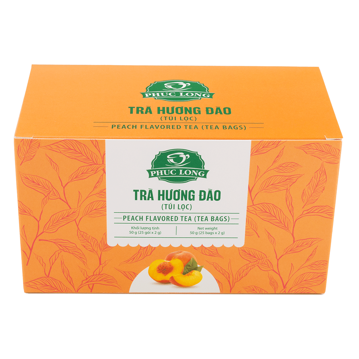 Phuc Long Peach Tea 0.07 oz*25 pack