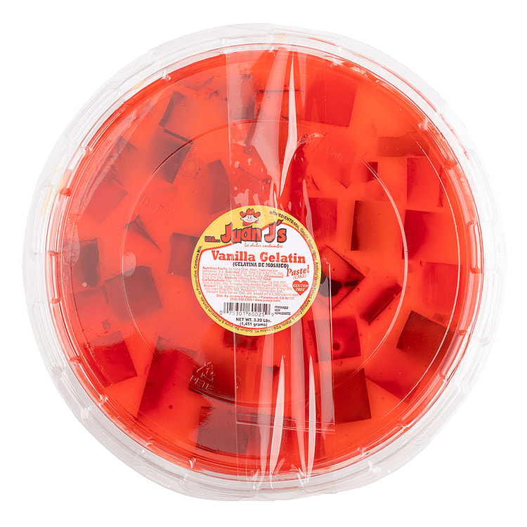 Juan J's Vanilla Gelatin Gelatina de Mosaico 3.2 libra(s)