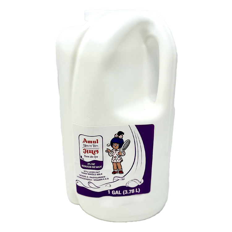 Amul Reduced Fat Milk 3.78 bottle