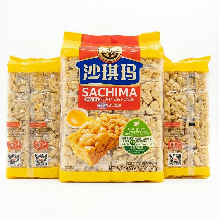 Hsufuchi Sachima Rice,Classic Egg Flavor 526 g