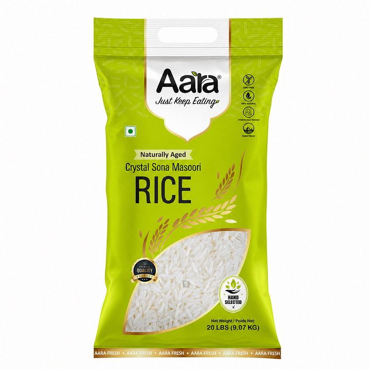 Aara Crystal Sona Masoori 20 lb