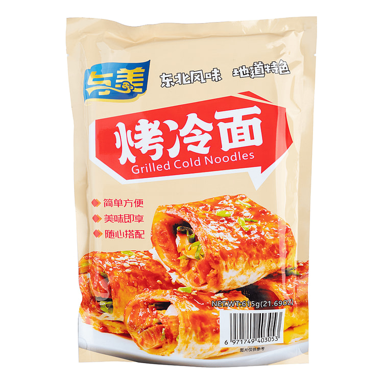 与美 地道东北烤冷面 615 克