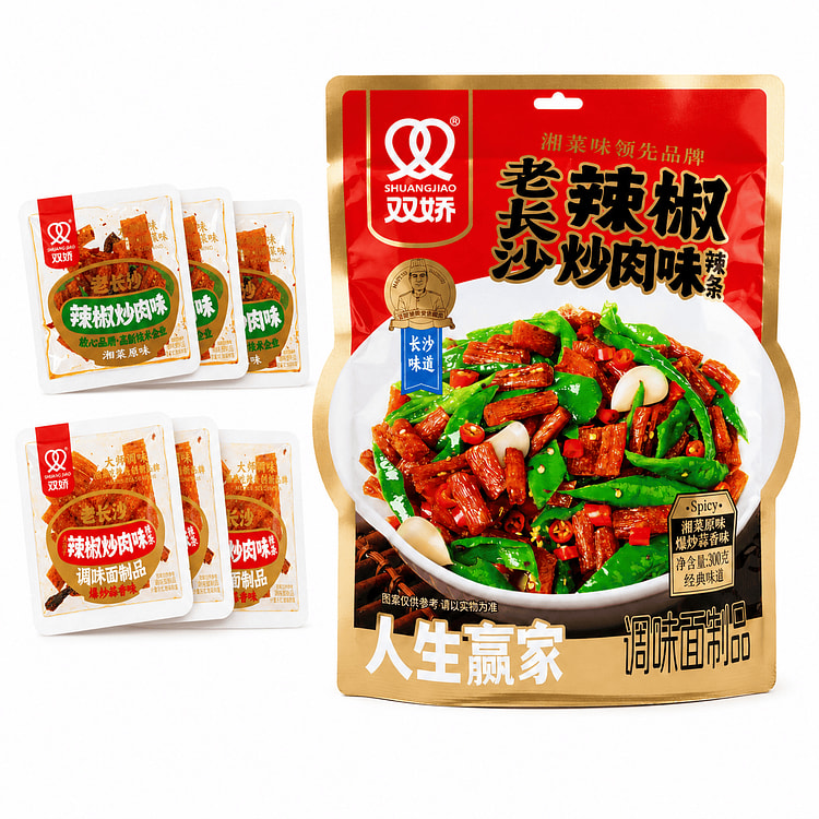 Spicy Seasoned Flour Snack Spicy Stir-fry Style Flavor 300 g