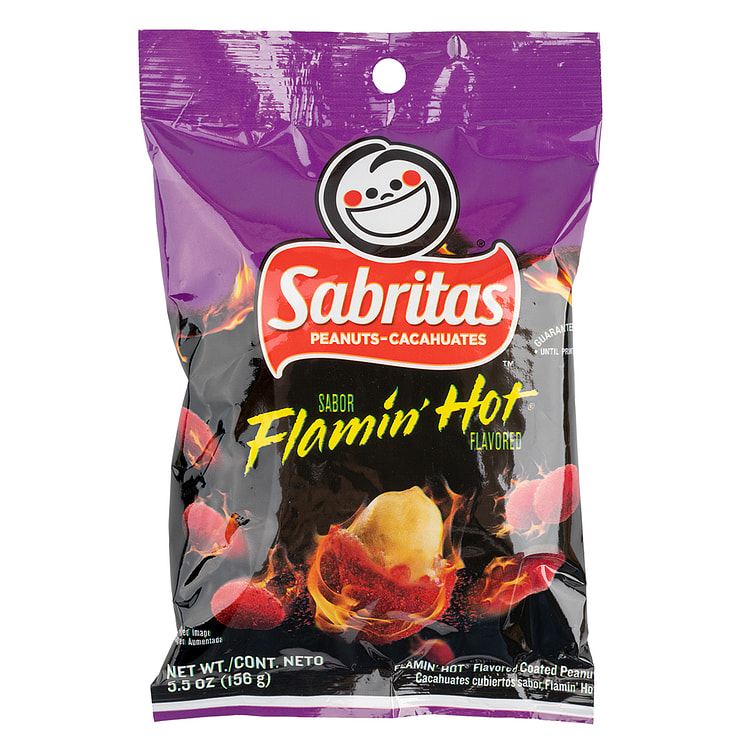 Sabritas Peanuts Flamin Hot Flavor 5.5 oz