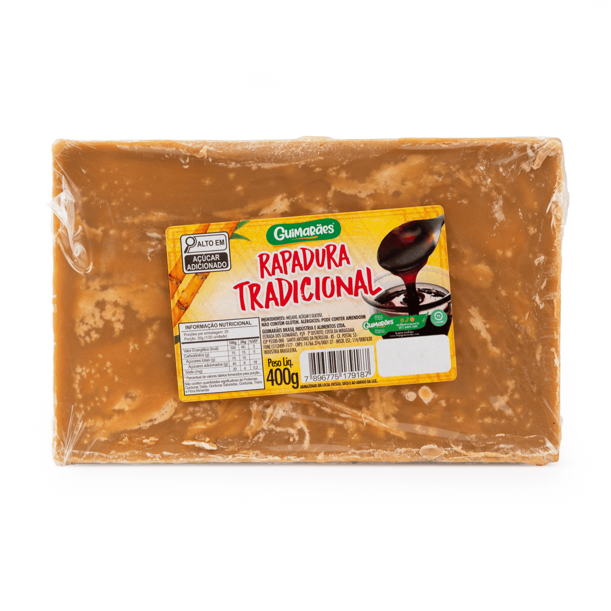 Rapadura Tradicional Guimarães 400 g