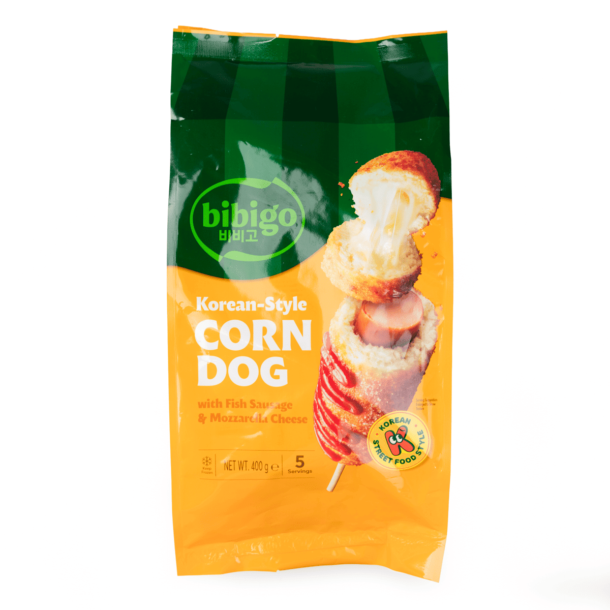 CJ Bibigo Cheese Crispy Corn Dog 400 g