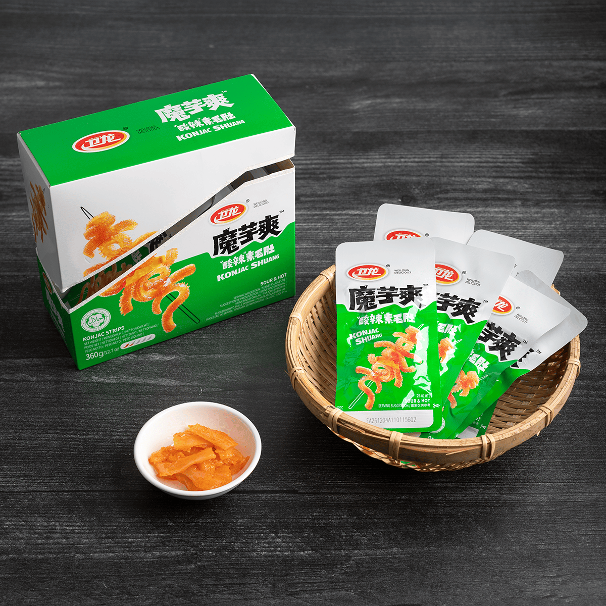 Wei long 蒟蒻春雨 酸辛味 - Weee!
