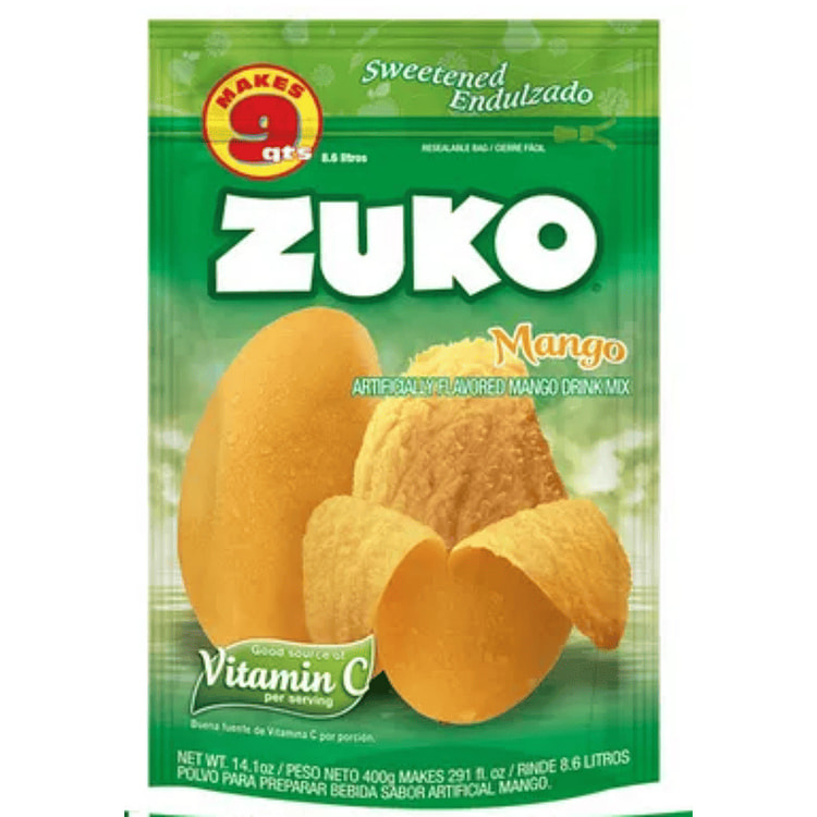 Zuko Instant Drink Mango Flavor 14.1 oz