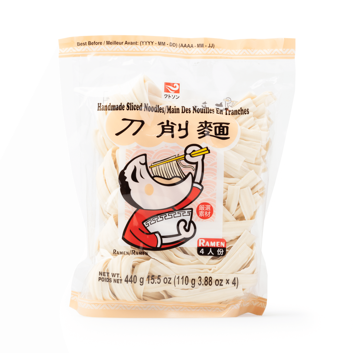 華生 刀削麵 (冷藏鮮麵) 440 克