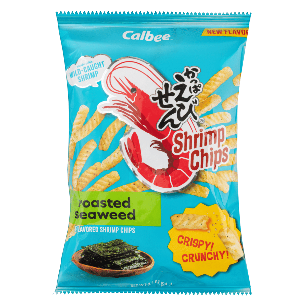 Calbee Shrimp Chips Seaweed 3.3 oz