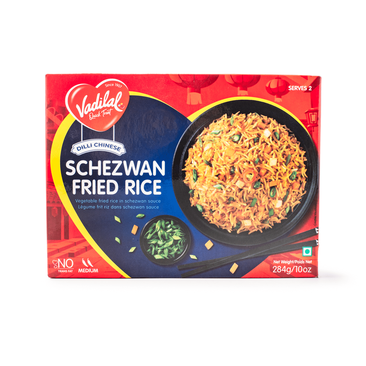 Vadilal Quick Treat, Schezwan Fried Rice, Frozen 284 g