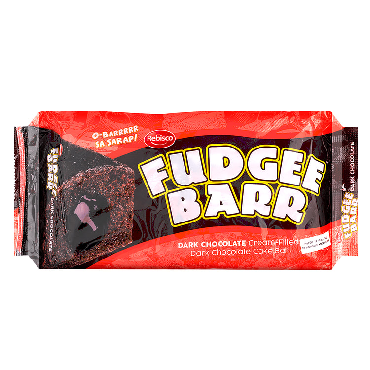 Fudgee Barr Dark Chocolate Cream-Filled Dark Chocolate Cake Bar 10 count
