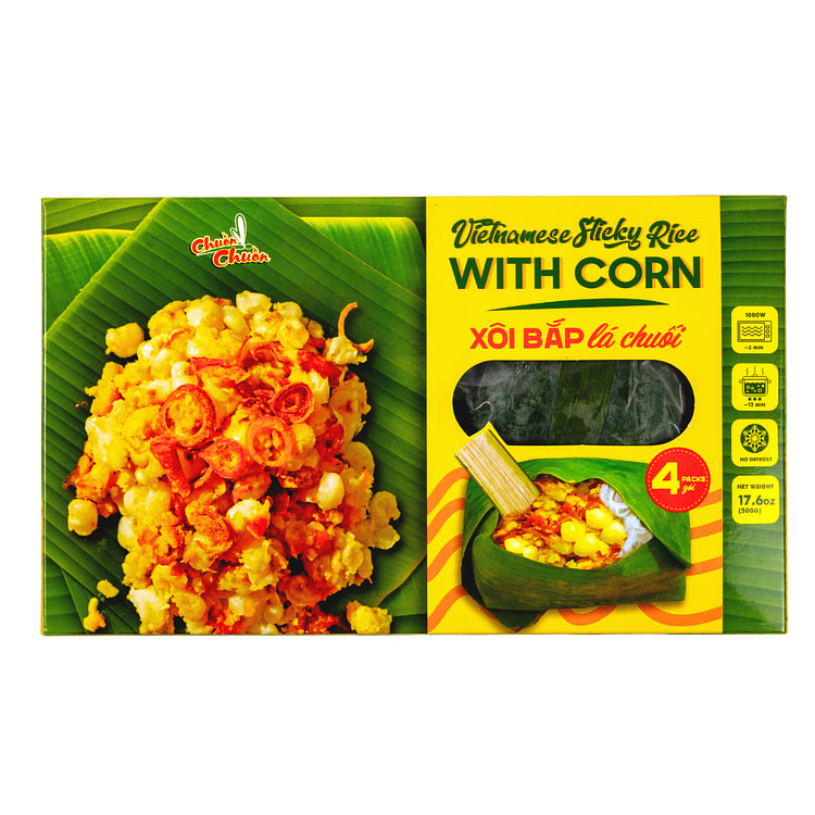 Dragonfly Sticky Rice with Corn, Frozen 17.6 盎司