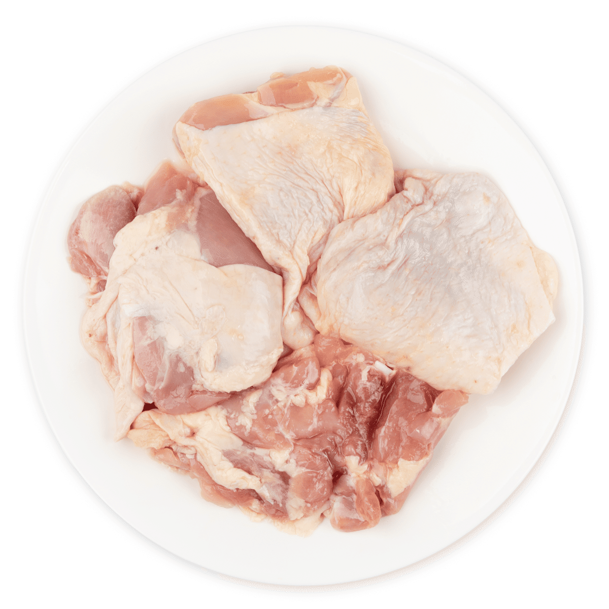 去骨带皮鸡腿肉,冷冻 4 磅