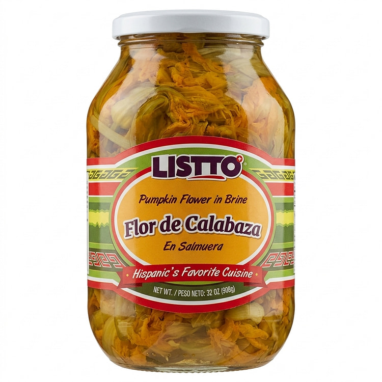 Listto Pumpkin Flower in Brine 32 oz