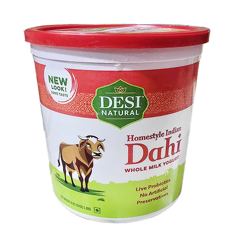 Yogur de Leche Entera Dahi Desi Fresh Foods 4 lb
